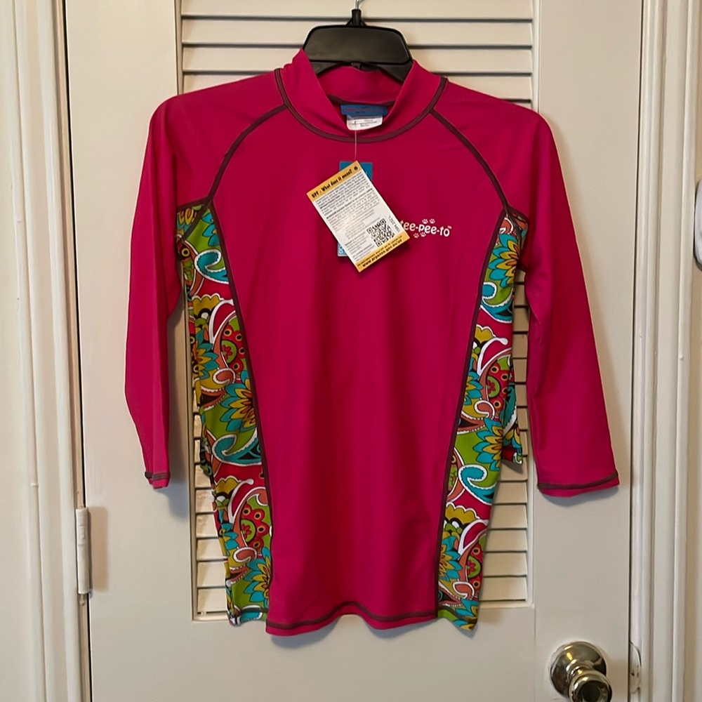 Tee-pee-to Indian Summer long sleeve and short set 10Y